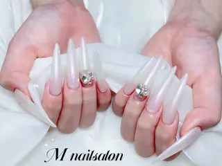 ネイル M🌷nail 長さだし専門店のネイルデザイン