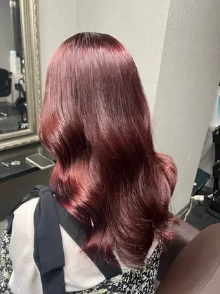 セミロング カラー ハイトーンカラー 坂本 翼のヘアスタイル