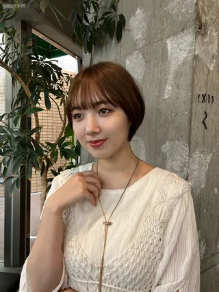 ショート パーマ ROBBY所属・松井美樹/似合わせ ガーリー・韓国のヘアスタイル