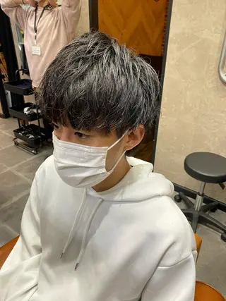 パーマ メンズ センターパート /植田のヘアスタイル