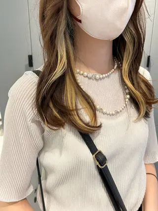 セミロング カラー 🦖ミニボブ/ボブ /MOEKA🦕のヘアスタイル