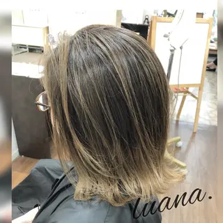 ミディアム エクステ・髪質改善・ ブリーチ・吉田大介のヘアスタイル