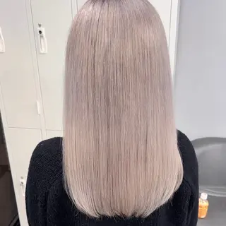 セミロング カラー 梅田/韓国ヘア/ エクステ🤖ヒナのヘアスタイル
