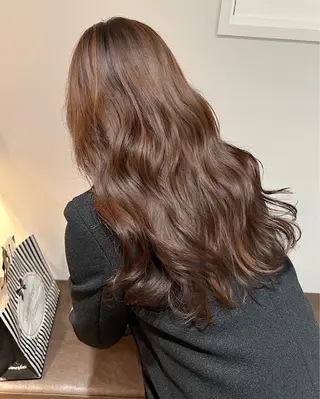 セミロング 高橋 かのんのヘアスタイル