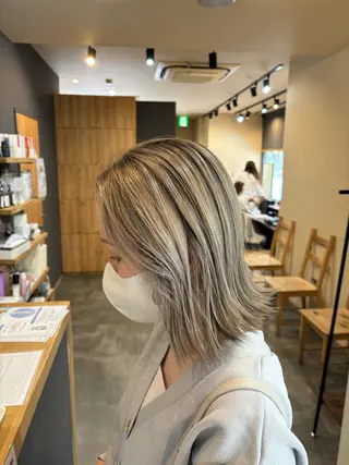 ミディアム 韓国ヘア/レイヤー 🇰🇷/艶髪/長橋のヘアスタイル