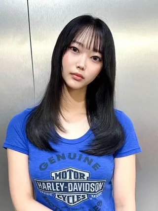 ロング Elsa エルサのヘアスタイル