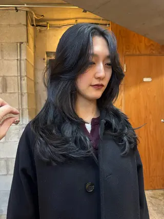 ロング カラー 🍈yurina 福岡/パーマ🍈のヘアスタイル