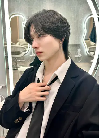 メンズ ブリーチなしW🎀 髪質改善/はのんのヘアスタイル