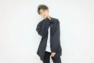 ショート パーマ メンズ メンズサロン【owl 心斎橋】難波/アメ村のヘアスタイル