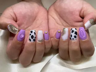 ネイル moca心斎橋所属・˚✧⁺⭐︎༚moca miyuu⁎⁺˳✧༚のネイルデザイン