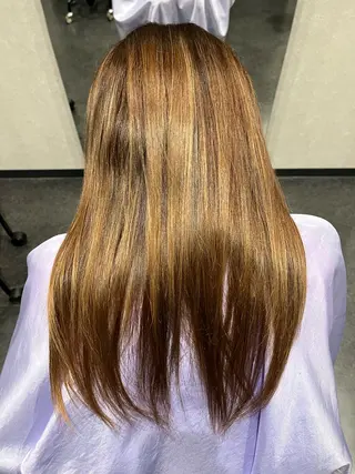 ロング 髪質改善⚡️カラー 🍀武久 誠🍀のヘアスタイル