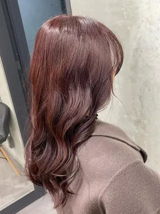 ミディアム カラー blanc hair 西中島MASARUのヘアスタイル
