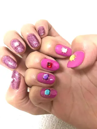 ネイル マツエク・マツパ Sunny side nailのネイルデザイン