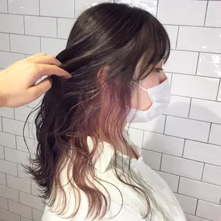 ロング カラー もり まりものヘアスタイル
