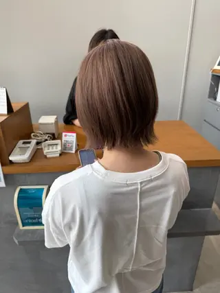 ショート カラー 石原圭悟 /ショート/艶カラーのヘアスタイル