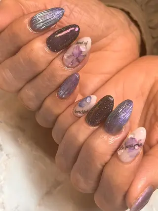 セミロング nail&eyelash   NICO所属・KINUGASA YUKAのネイルデザイン