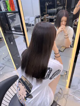 ロング カラー Lapis渋谷本店 Rikoのヘアスタイル