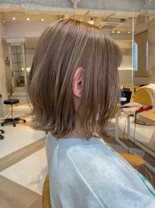 カラー 艶カラー/ボブ /似合わせ/田口愛那のヘアスタイル