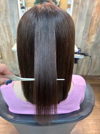 ミディアム bless所属・shoki カットモデル大募集のヘアスタイル