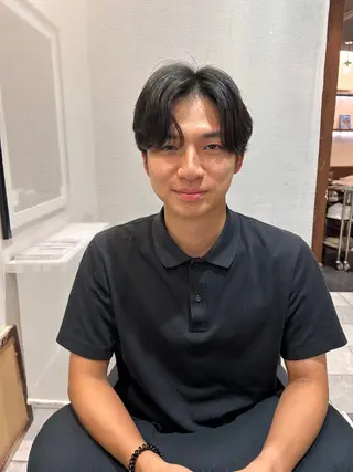 パーマ メンズ 中原 優美のヘアスタイル