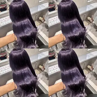 ロング カラー 髪質改善カラー✖︎ 縮毛矯正✨️店長純大のヘアスタイル