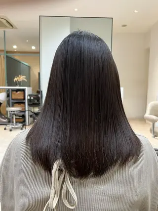 セミロング 艶髪/髪質改善 【熊野隼人】のヘアスタイル