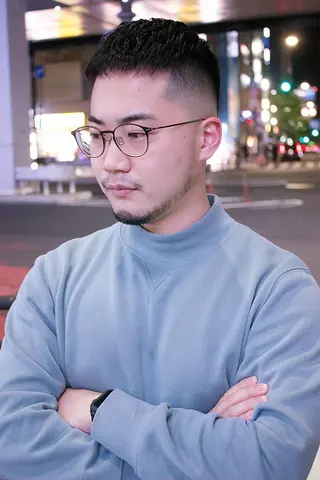 ショート パーマ メンズ メンズ特化美容師 井上大輔のヘアスタイル