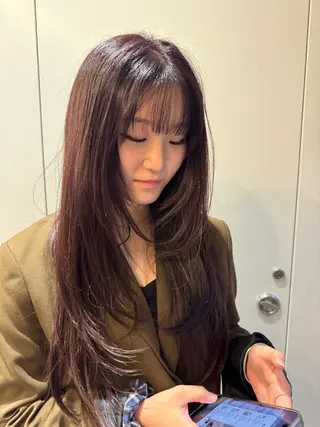 ロング カラー 大佐古 陣冶のヘアスタイル