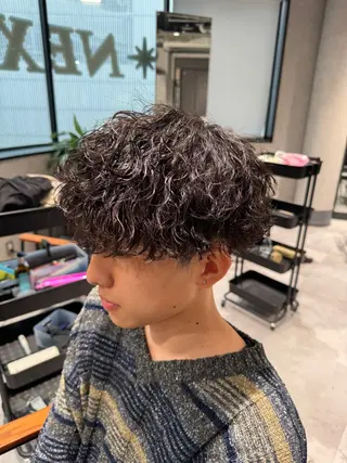 ショート パーマ メンズ メンズヘア◎ なぐらのヘアスタイル