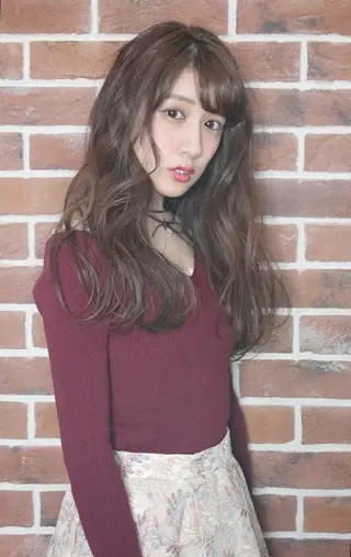 ミディアム セミロング ロング カラー パーマ 🤲ヘッドスパ🤲 たにぐちあつし🤲のヘアスタイル