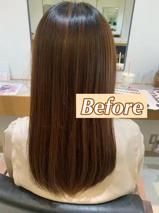 セミロング カラー Kana 🍋 ハイトーン【高円寺】のヘアスタイル