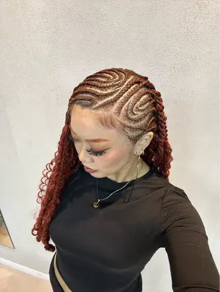 ロング 水野 明羽のヘアスタイル