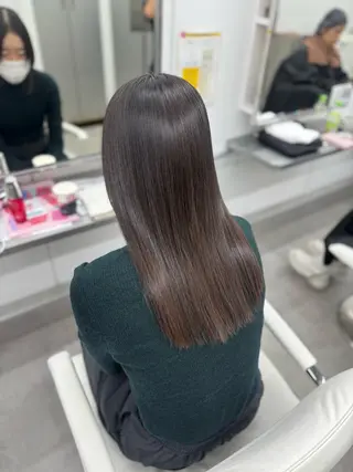 ロング 🕯コバ/レイヤー/ 透明感/縮毛🕯のヘアスタイル