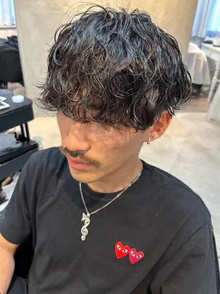 パーマ メンズ メンズカット/ 舩戸夏稀のヘアスタイル