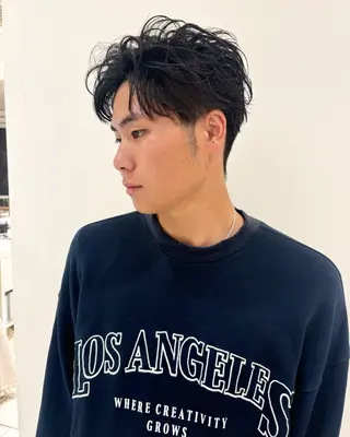 パーマ メンズ Cashe’e MAENOHETA所属・宇陀 誠のヘアスタイル