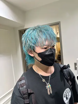 ショート カラー メンズ メンズ特化型美容師 玲弥のヘアスタイル