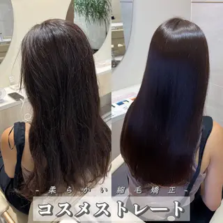 ロング パーマ カット無料｜レイヤー カット｜韓国モテへアのヘアスタイル