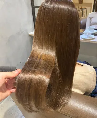 ロング カラー パーマ Napo 髪質改善　八王子店のヘアスタイル