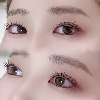 マツエク・マツパ 透明感カラー/まつパ /似合わせ🤍ななえのマツエク・マツパデザイン