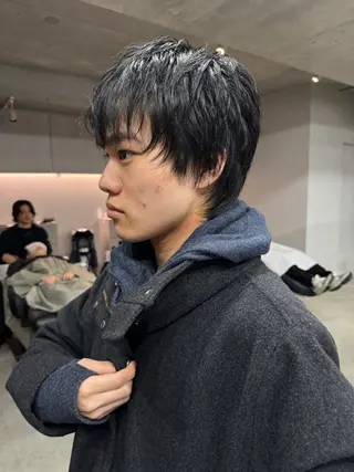 ショート メンズ 吉田一輝 外国人パーマのヘアスタイル