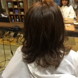 ミディアム カラー HAIR  DESIGN ATELER MIU所属・KAWABATA NORIEのヘアスタイル