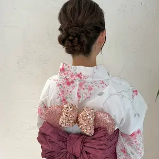 ヘアアレンジ 🦋Misaki🦋 メンズパーマ/着付けのヘアスタイル