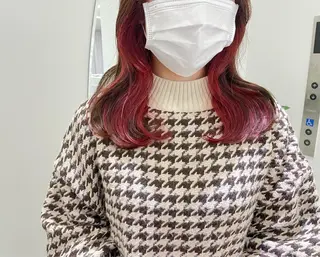 セミロング カラー Zina博多筑紫口_ aikaのヘアスタイル