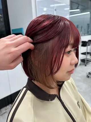 カラー Wカラー/暖色/べ ージュりく©︎🐝のヘアスタイル