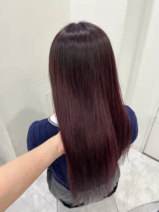 ロング カラー ガーリー♡女の子っぽ ヘア♡ピンクカラー♡のヘアスタイル