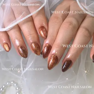 ネイル リボン、ガーリー パーツ放題専門店のネイルデザイン