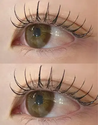 マツエク・マツパ eve🐰束間まつ毛 /透明感カラーのマツエク・マツパデザイン