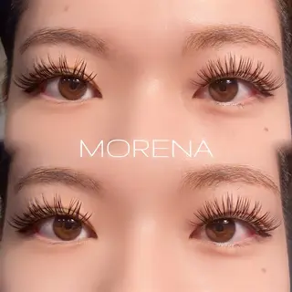 マツエク・マツパ 小顔eyelash MORENAのマツエク・マツパデザイン
