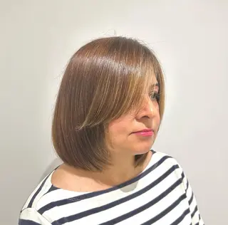 ミディアム 🫧RYOグレージュ /透け感カラー🫧のヘアスタイル