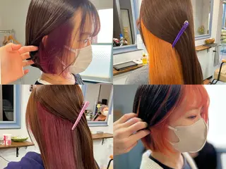 ミディアム カラー 目を惹く艶髪/髪質 改善カラー🤎ぐっちのヘアスタイル